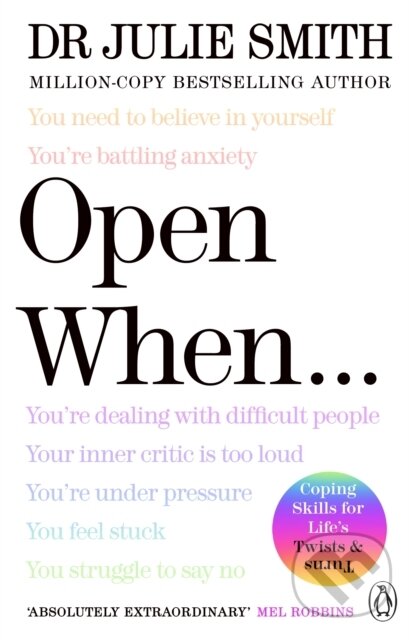 Kniha: Open When… (Julie Smith). Penguin Books, 2026 Kniha: Open When… (Julie Smith). Penguin Books, 2026