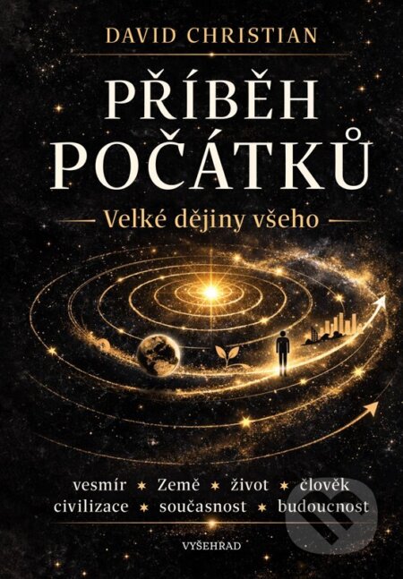 Kniha: Příběh počátků (David Christian). Vyšehrad, 2026 Kniha: Příběh počátků (David Christian). Vyšehrad, 2026