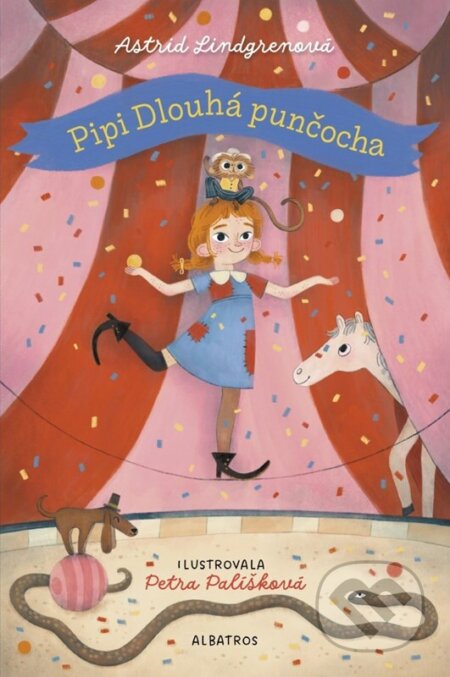 Kniha: Pipi Dlouhá punčocha (Astrid Lindgren). Albatros CZ, 2026 Kniha: Pipi Dlouhá punčocha (Astrid Lindgren). Albatros CZ, 2026