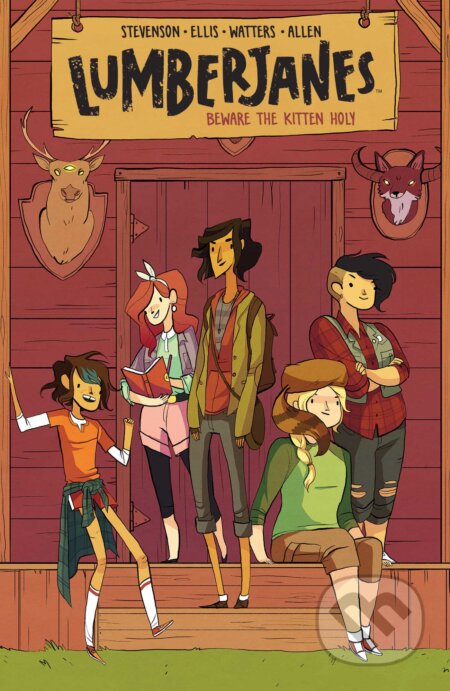Kniha: Lumberjanes 1 (Grace Ellis, ND Stevenson a Shannon Watters). Boom! Studios, 2015 Kniha: Lumberjanes 1 (Grace Ellis, ND Stevenson a Shannon Watters). Boom! Studios, 2015