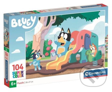 Puzzle: Puzzle Bluey 104 dílků (Clementoni). Clementoni, 2026 Puzzle: Puzzle Bluey 104 dílků (Clementoni). Clementoni, 2026