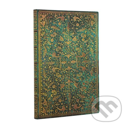 Paperblanks - 18-mesačný týždenný diár Emerald Flower 2026/2027 (vertikálny) (Paperblanks). Paperblanks, 2026 Paperblanks - 18-mesačný týždenný diár Emerald Flower 2026/2027 (vertikálny) (Paperblanks). Paperblanks, 2026