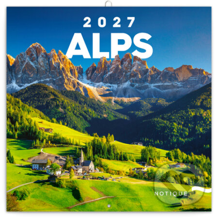NOTIQUE Nástenný poznámkový kalendár Alps (Alpy) 2027 (Notique). Notique, 2026 NOTIQUE Nástenný poznámkový kalendár Alps (Alpy) 2027 (Notique). Notique, 2026