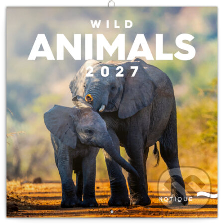 NOTIQUE Nástenný poznámkový kalendár Wild Animals (Divoké zvieratá) 2027 (Notique). Notique, 2026 NOTIQUE Nástenný poznámkový kalendár Wild Animals (Divoké zvieratá) 2027 (Notique). Notique, 2026
