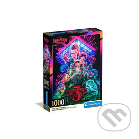 Puzzle: Puzzle Stranger Things S01 1000 dílků (Clementoni). Clementoni, 2026 Puzzle: Puzzle Stranger Things S01 1000 dílků (Clementoni). Clementoni, 2026