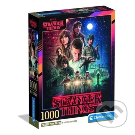 Puzzle: Puzzle Stranger Things S01 1000 dílků (Clementoni). Clementoni, 2026 Puzzle: Puzzle Stranger Things S01 1000 dílků (Clementoni). Clementoni, 2026