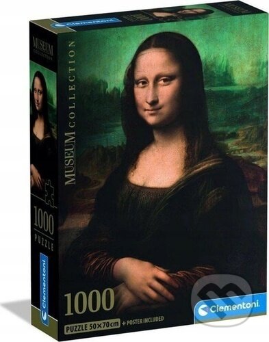 Puzzle: Puzzle Museum: Mona Lisa 1000 dílků (Clementoni). Clementoni, 2026 Puzzle: Puzzle Museum: Mona Lisa 1000 dílků (Clementoni). Clementoni, 2026