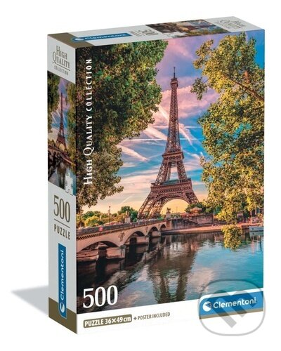 Puzzle: Puzzle 500 Podél Seiny (Clementoni). Clementoni, 2026 Puzzle: Puzzle 500 Podél Seiny (Clementoni). Clementoni, 2026