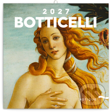 NOTIQUE Nástenný poznámkový kalendár Sandro Botticelli 2027 (Notique). Notique, 2026 NOTIQUE Nástenný poznámkový kalendár Sandro Botticelli 2027 (Notique). Notique, 2026