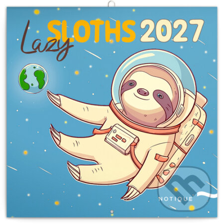 NOTIQUE Nástenný poznámkový kalendár Lazy Sloths 2027 (Notique). Notique, 2026 NOTIQUE Nástenný poznámkový kalendár Lazy Sloths 2027 (Notique). Notique, 2026