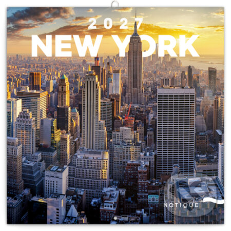 NOTIQUE Nástenný poznámkový kalendár New York 2027 (Notique). Notique, 2026 NOTIQUE Nástenný poznámkový kalendár New York 2027 (Notique). Notique, 2026