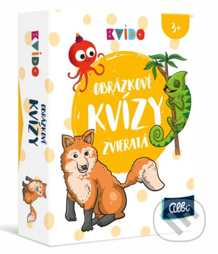 Spoločenská hra: Kvído: Obrázkové kvízy - Zvieratá (Albi). Albi, 2026 Spoločenská hra: Kvído: Obrázkové kvízy - Zvieratá (Albi). Albi, 2026