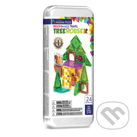 Společenská hra: Magnetická stavebnica microMAGS Treehouse Travel Set 24 dielov (Magna-Tiles). Magna-Tiles, 2025 Společenská hra: Magnetická stavebnica microMAGS Treehouse Travel Set 24 dielov (Magna-Tiles). Magna-Tiles, 2025