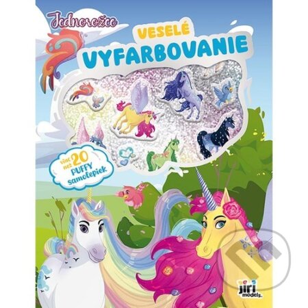 Kniha: Veselé vyfarbovanie so super samolepkami - Jednorožce (Jiri Models SK). Jiri Models SK, 2026 Kniha: Veselé vyfarbovanie so super samolepkami - Jednorožce (Jiri Models SK). Jiri Models SK, 2026