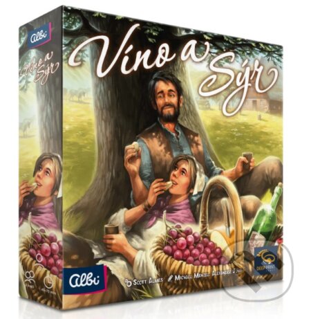 Spoločenská hra: Víno a sýr (Scott Almes). Albi, 2026 Spoločenská hra: Víno a sýr (Scott Almes). Albi, 2026