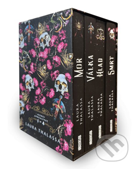 Kniha: Jezdci apokalypsy 1–4 (box) (Laura Thalassa). #booklab, 2026 Kniha: Jezdci apokalypsy 1–4 (box) (Laura Thalassa). #booklab, 2026