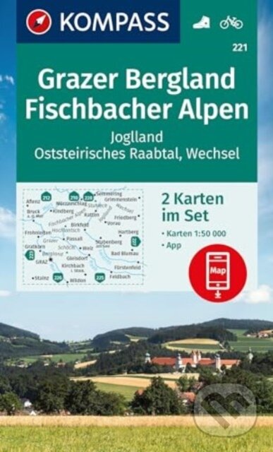 Grazer Bergland, Fischbacher Alpen 1: 50 000 (Kompass). Kompass, 2023 Grazer Bergland, Fischbacher Alpen 1: 50 000 (Kompass). Kompass, 2023
