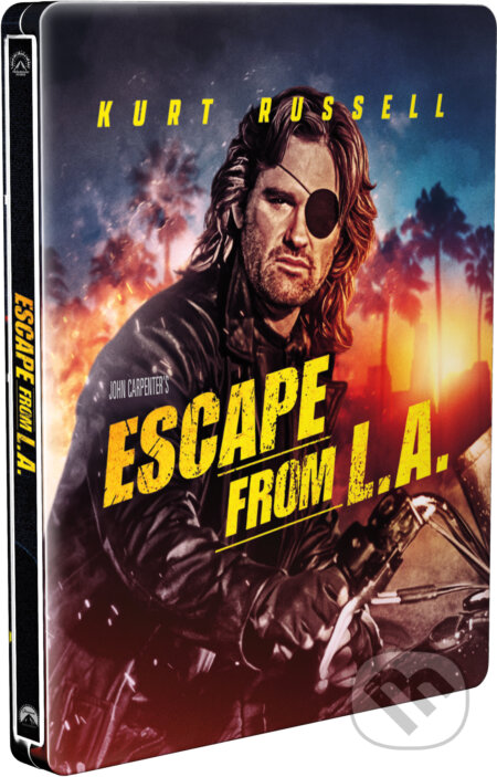 Film: Útěk z L.A. BD (UHD) - steelbook (John Carpenter) (UltraHDBlu-ray). Magicbox, 2026 Film: Útěk z L.A. BD (UHD) - steelbook (John Carpenter) (UltraHDBlu-ray). Magicbox, 2026