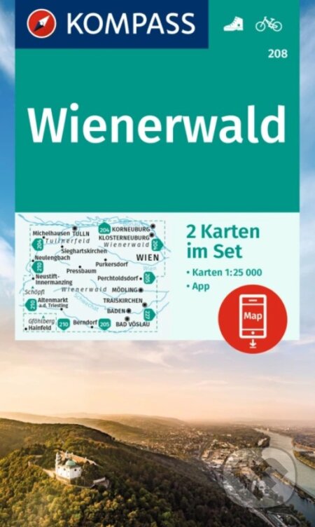 Wienerwald 1: 25 000 (Kompass). Kompass, 2023 Wienerwald 1: 25 000 (Kompass). Kompass, 2023