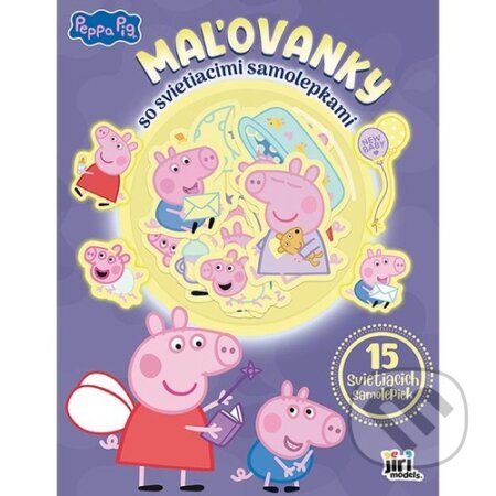 Maľovanky so svietiacimi samolepkami: Prasiatko Peppa (Jiri Models SK). Jiri Models SK, 2026 Maľovanky so svietiacimi samolepkami: Prasiatko Peppa (Jiri Models SK). Jiri Models SK, 2026
