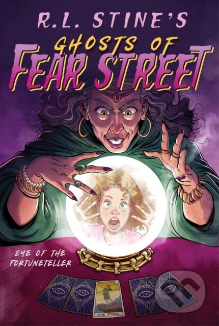 Kniha: Eye of the Fortuneteller (R L Stine). Simon & Schuster, 2026 Kniha: Eye of the Fortuneteller (R L Stine). Simon & Schuster, 2026