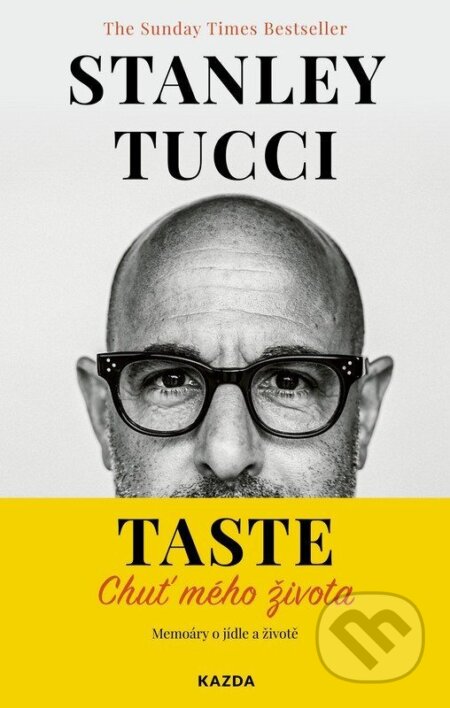 Kniha: Taste: Chuť mého života (Stanley Tucci). Nakladatelství KAZDA, 2026 Kniha: Taste: Chuť mého života (Stanley Tucci). Nakladatelství KAZDA, 2026