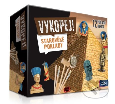 Společenská hra: Vykopej! Starověké poklady (Albi). Albi, 2026 Společenská hra: Vykopej! Starověké poklady (Albi). Albi, 2026
