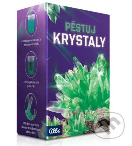 Spoločenská hra: Pěstuj krystaly - Zelená (Albi). Albi, 2026 Spoločenská hra: Pěstuj krystaly - Zelená (Albi). Albi, 2026
