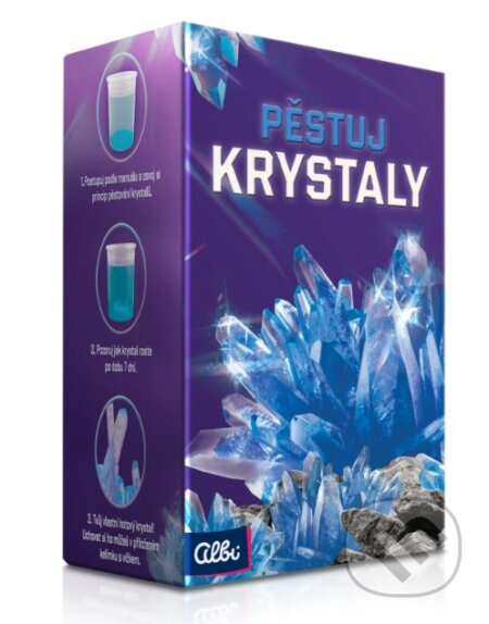 Spoločenská hra: Pěstuj krystaly - Modrá (Albi). Albi, 2026 Spoločenská hra: Pěstuj krystaly - Modrá (Albi). Albi, 2026