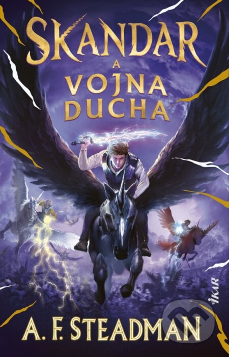 Kniha: Skandar a vojna ducha (A.F. Steadman). Ikar, 2026 Kniha: Skandar a vojna ducha (A.F. Steadman). Ikar, 2026