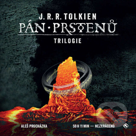 Audiokniha: Pán prstenů (trilogie) (John Ronald Reuel Tolkien). Tympanum, 2019 Audiokniha: Pán prstenů (trilogie) (John Ronald Reuel Tolkien). Tympanum, 2019