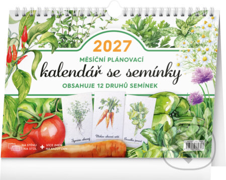 NOTIQUE Měsíční plánovací kalendář se semínky 2027 (Notique). Notique, 2026 NOTIQUE Měsíční plánovací kalendář se semínky 2027 (Notique). Notique, 2026
