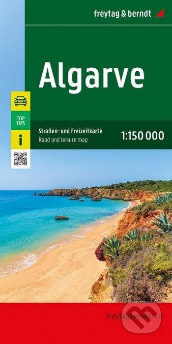 Algarve 1:150 000 / automapa + rekreačná mapa (freytag&berndt). freytag&berndt, 2026 Algarve 1:150 000 / automapa + rekreačná mapa (freytag&berndt). freytag&berndt, 2026
