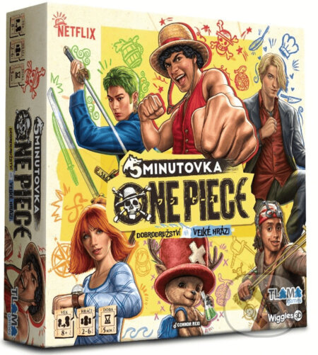 Společenská hra: 5 Minutovka: One Piece (Tlama games). Tlama games, 2025 Společenská hra: 5 Minutovka: One Piece (Tlama games). Tlama games, 2025