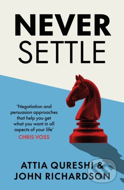 Kniha: Never Settle (Attia Qureshi). Penguin Books, 2026 Kniha: Never Settle (Attia Qureshi). Penguin Books, 2026