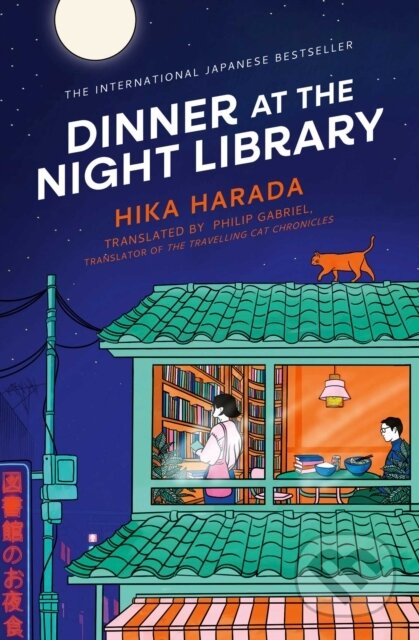 Kniha: Dinner at the Night Library (Hika Harada). Simon & Schuster, 2026 Kniha: Dinner at the Night Library (Hika Harada). Simon & Schuster, 2026