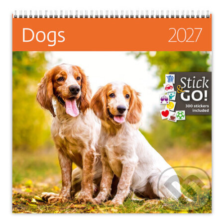 Dogs 2027 - nástěnný kalendář (Helma). Helma, 2026 Dogs 2027 - nástěnný kalendář (Helma). Helma, 2026