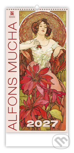 Alfons Mucha 2027 - nástěnný kalendář (Helma). Helma, 2026 Alfons Mucha 2027 - nástěnný kalendář (Helma). Helma, 2026
