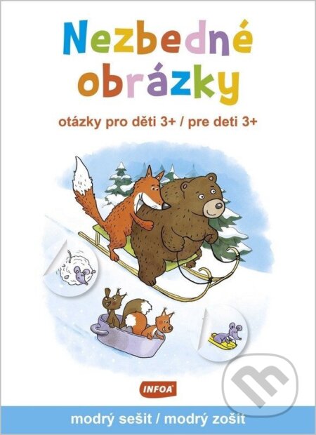 Kniha: Nezbedné obrázky (otázky pro děti 3+ / otázky pre deti 3+) - modrý sešit / modrý zošit (INFOA). INFOA, 2026 Kniha: Nezbedné obrázky (otázky pro děti 3+ / otázky pre deti 3+) - modrý sešit / modrý zošit (INFOA). INFOA, 2026