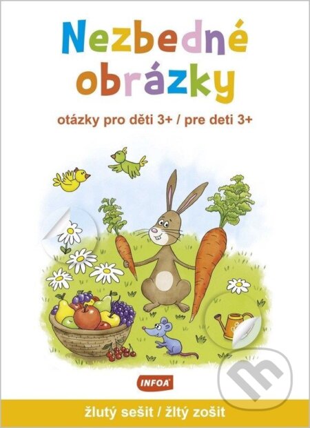 Kniha: Nezbedné obrázky (otázky pro děti 3+ / otázky pre deti 3+) - žlutý sešit / žltý zošit (INFOA). INFOA, 2026 Kniha: Nezbedné obrázky (otázky pro děti 3+ / otázky pre deti 3+) - žlutý sešit / žltý zošit (INFOA). INFOA, 2026