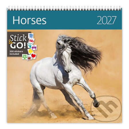 Kalendář Horses 2027 - nástěnný kalendář (Helma). Helma, 2026 Kalendář Horses 2027 - nástěnný kalendář (Helma). Helma, 2026