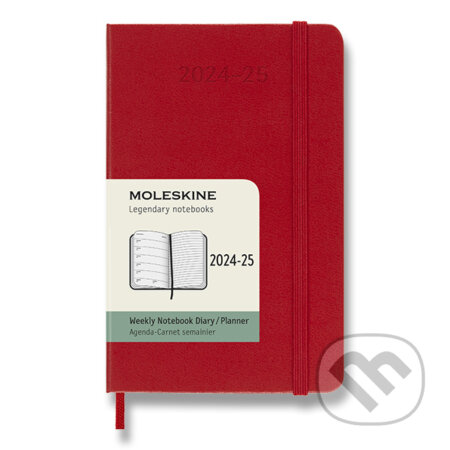 Moleskine – 18-mesačný týždenný plánovací diár 2026/2027 (červený) (Moleskine). Moleskine, 2026 Moleskine – 18-mesačný týždenný plánovací diár 2026/2027 (červený) (Moleskine). Moleskine, 2026