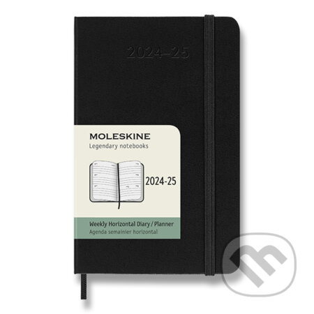 Moleskine – 18-mesačný týždenný horizontálny diár 2026/2027 (čierny) (Moleskine). Moleskine, 2026 Moleskine – 18-mesačný týždenný horizontálny diár 2026/2027 (čierny) (Moleskine). Moleskine, 2026
