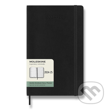 Moleskine – 18-mesačný týždenný plánovací diár 2026/2027 (čierny) (Moleskine). Moleskine, 2026 Moleskine – 18-mesačný týždenný plánovací diár 2026/2027 (čierny) (Moleskine). Moleskine, 2026