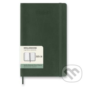 Moleskine – 18-mesačný plánovací týždenný diár 2026/2027 (tmavozelený) (Moleskine). Moleskine, 2026 Moleskine – 18-mesačný plánovací týždenný diár 2026/2027 (tmavozelený) (Moleskine). Moleskine, 2026