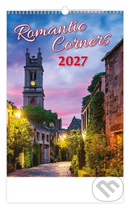 Romantic Corners 2027 - nástěnný kalendář (Helma). Helma, 2026 Romantic Corners 2027 - nástěnný kalendář (Helma). Helma, 2026