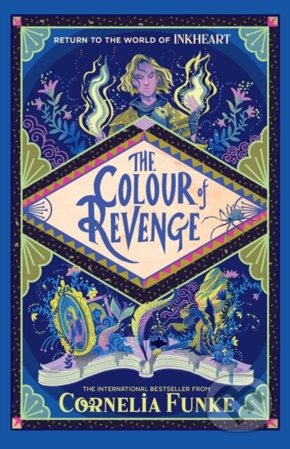 Kniha: Inkheart 4: The Colour of Revenge (Cornelia Funke). Chicken House, 2024 Kniha: Inkheart 4: The Colour of Revenge (Cornelia Funke). Chicken House, 2024