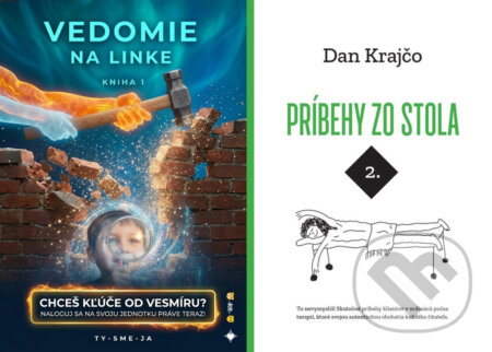 E-kniha: Vedomie na linke + Príbehy zo stola 2 (Dan Krajčo). Daniel Krajčovič, 2026 E-kniha: Vedomie na linke + Príbehy zo stola 2 (Dan Krajčo). Daniel Krajčovič, 2026