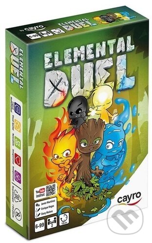 Společenská hra: Elemental Duel (Cayro). Cayro, 2026 Společenská hra: Elemental Duel (Cayro). Cayro, 2026