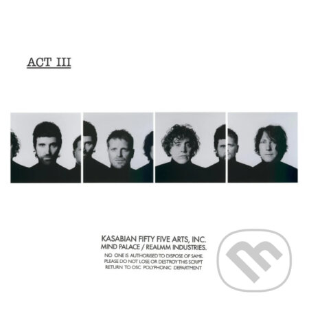 Hudební CD: Kasabian: Act Iii (SONY - International). SONY - International, 2026 Hudební CD: Kasabian: Act Iii (SONY - International). SONY - International, 2026